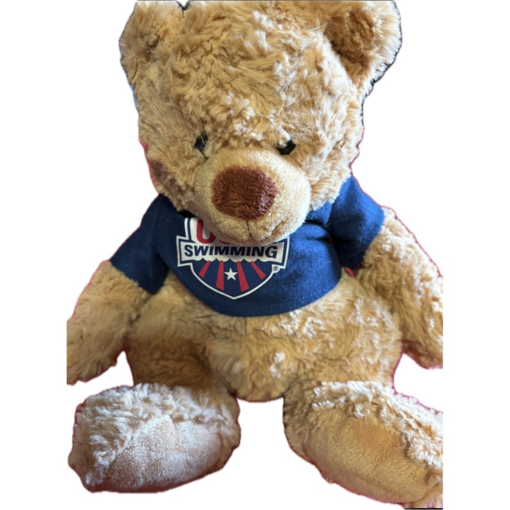 Bear With USA Swimming shirt , Plush, Super Cute And Cuddly